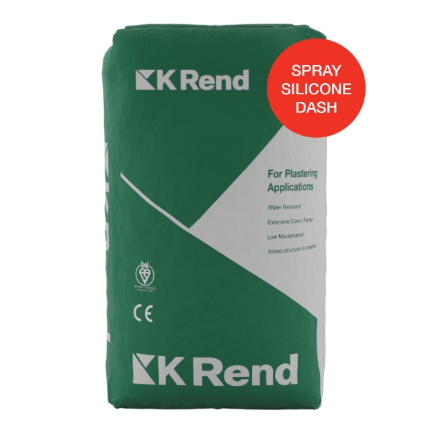 K Rend Spray Silicone Dash Receiver 25kg Bag