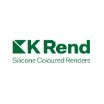 Image of the K Rend logo with 'Silicone Coloured Renders' placed underneath.