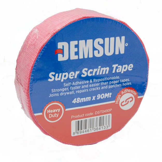 Picture of Demsun Super Scrim Tape Pink 48mm x 90m