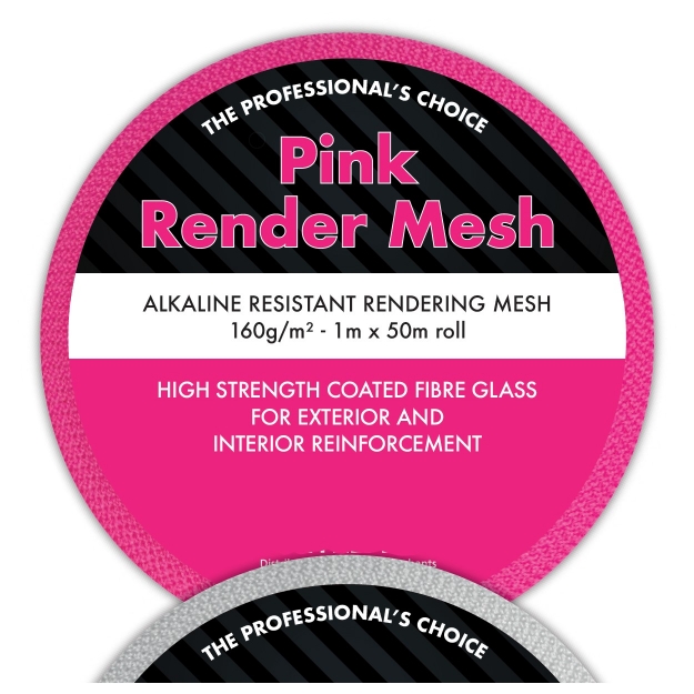 Picture of Standard Render Mesh 160gm Pink 50x1m